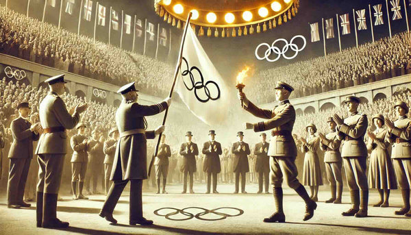 Qui a apporte le drapeau olympique ?