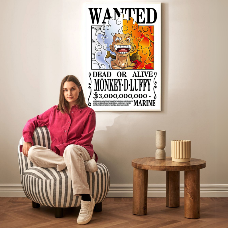 One Piece Monkey D Luffy Wanted Poster