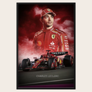 Charles Leclerc Ferrari Poster