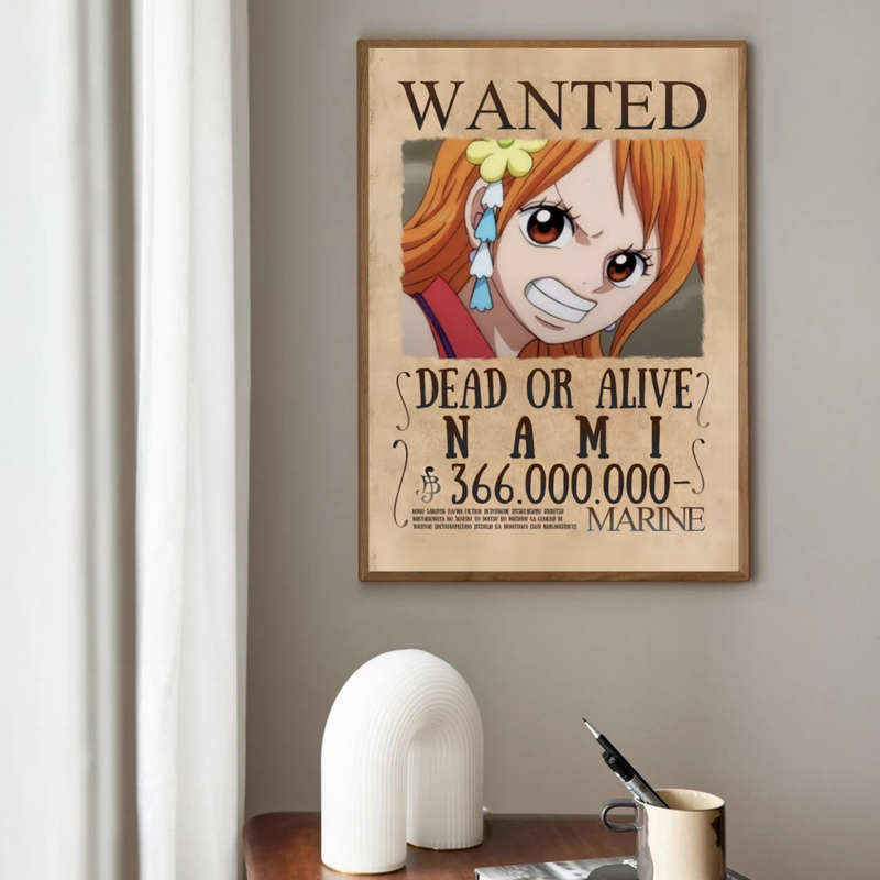 One Piece Nami Wanted Poster