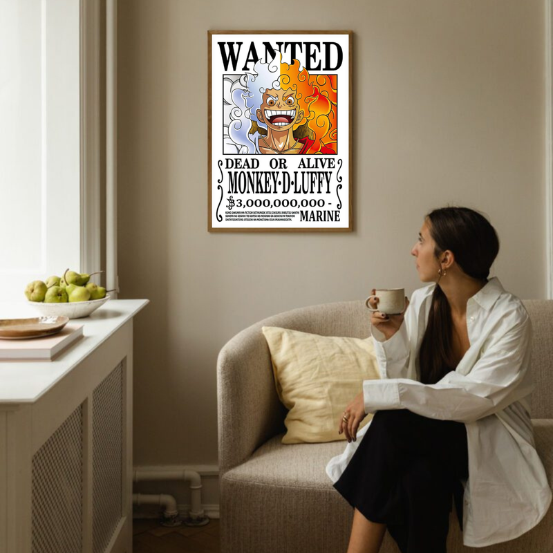 One Piece Monkey D Luffy Wanted Poster