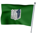 Drapeau Attaque Des Titans