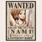 Nami One Piece Wanted Poster