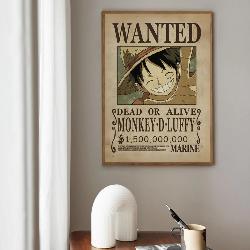 One Piece Wanted Poster