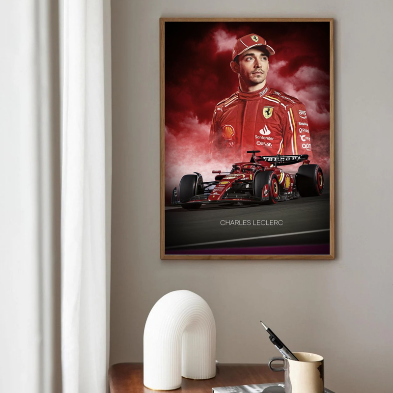 Charles Leclerc Ferrari Poster