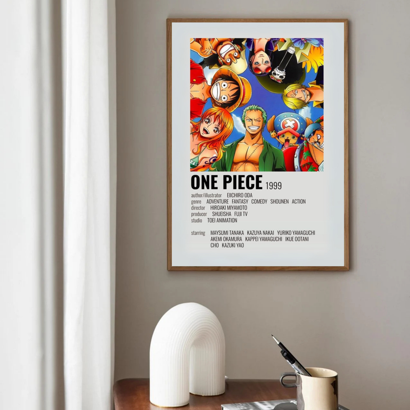 Anime Minimalist Poster One Piece